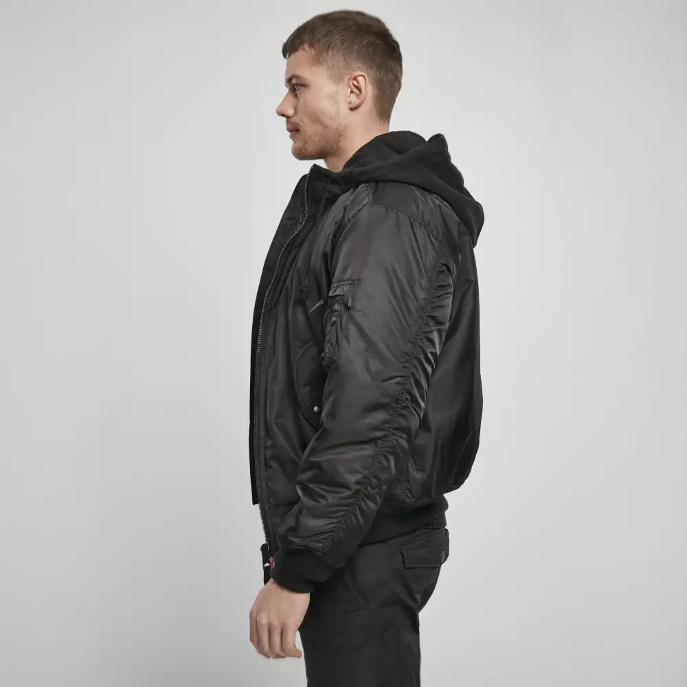 Hooded Ma1 Bomber Jacket Winter - Brandit